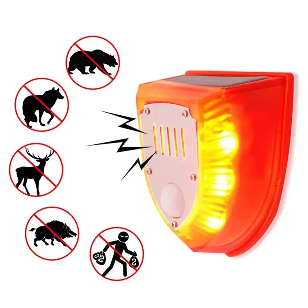 Outdoor Solar Powered 3 Modes  - Home Security Yard Sign recension och pris
