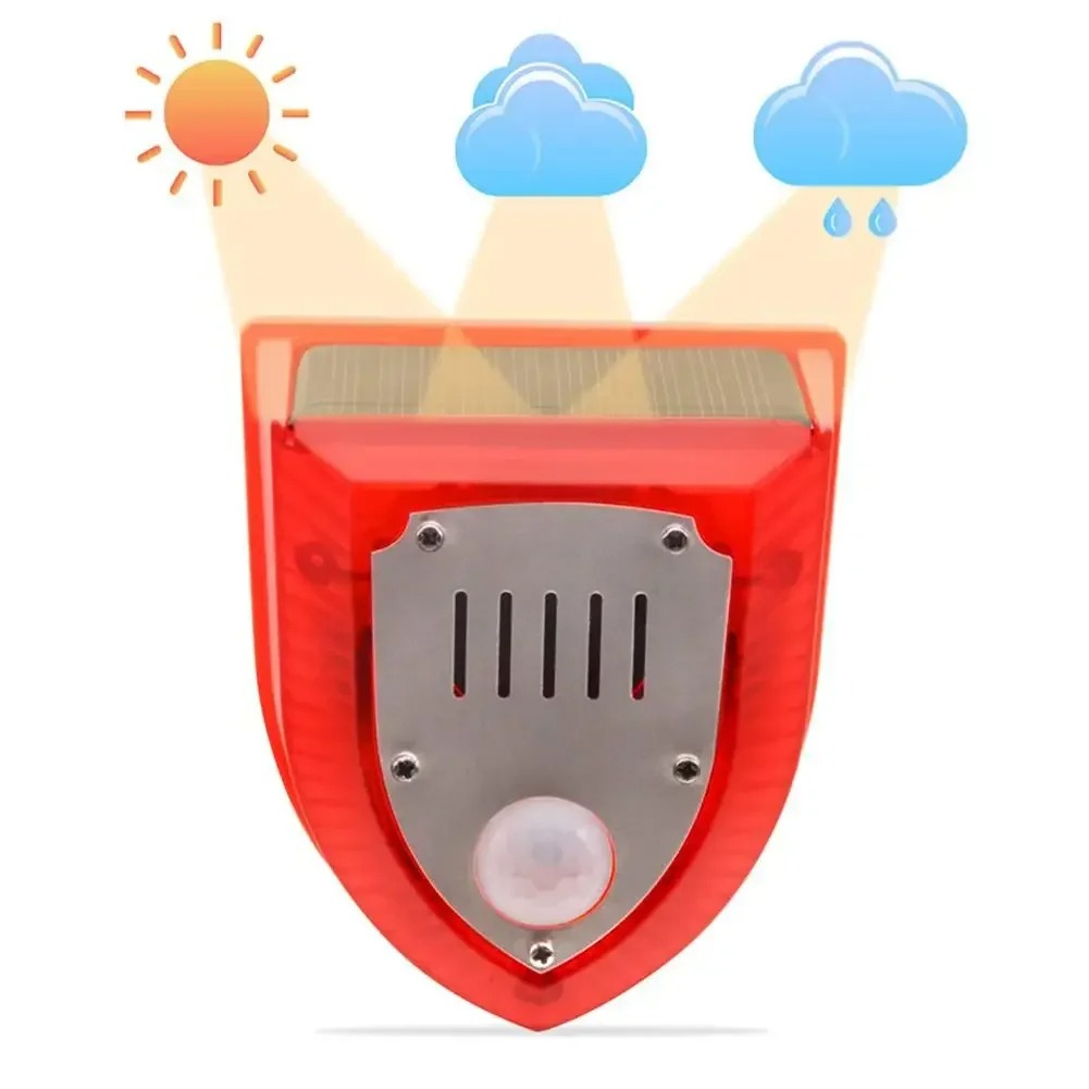 Outdoor Solar Powered 3 Modes  - Home Security Yard Sign recension och pris