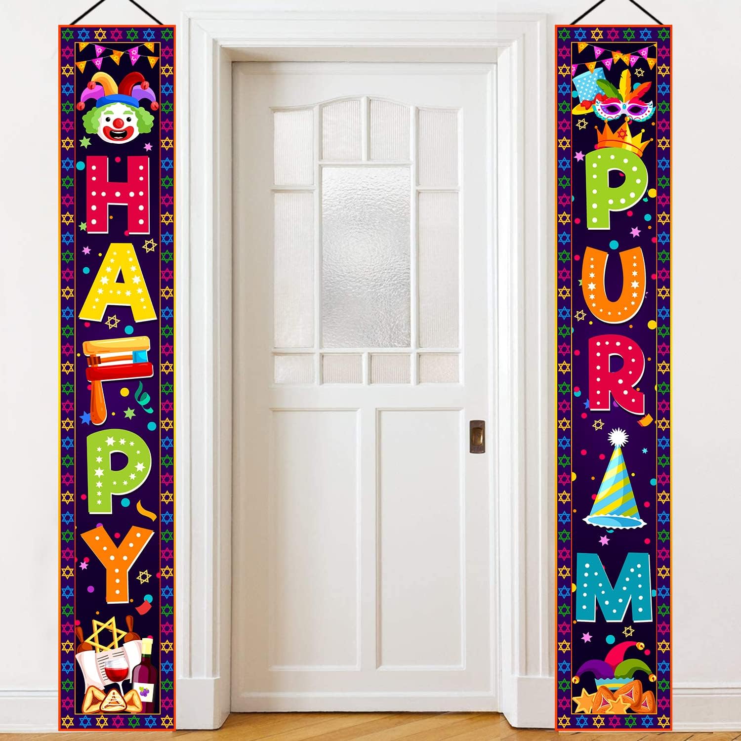 Happy Purim Decorations Porch  - Home Security Yard Sign recension och pris