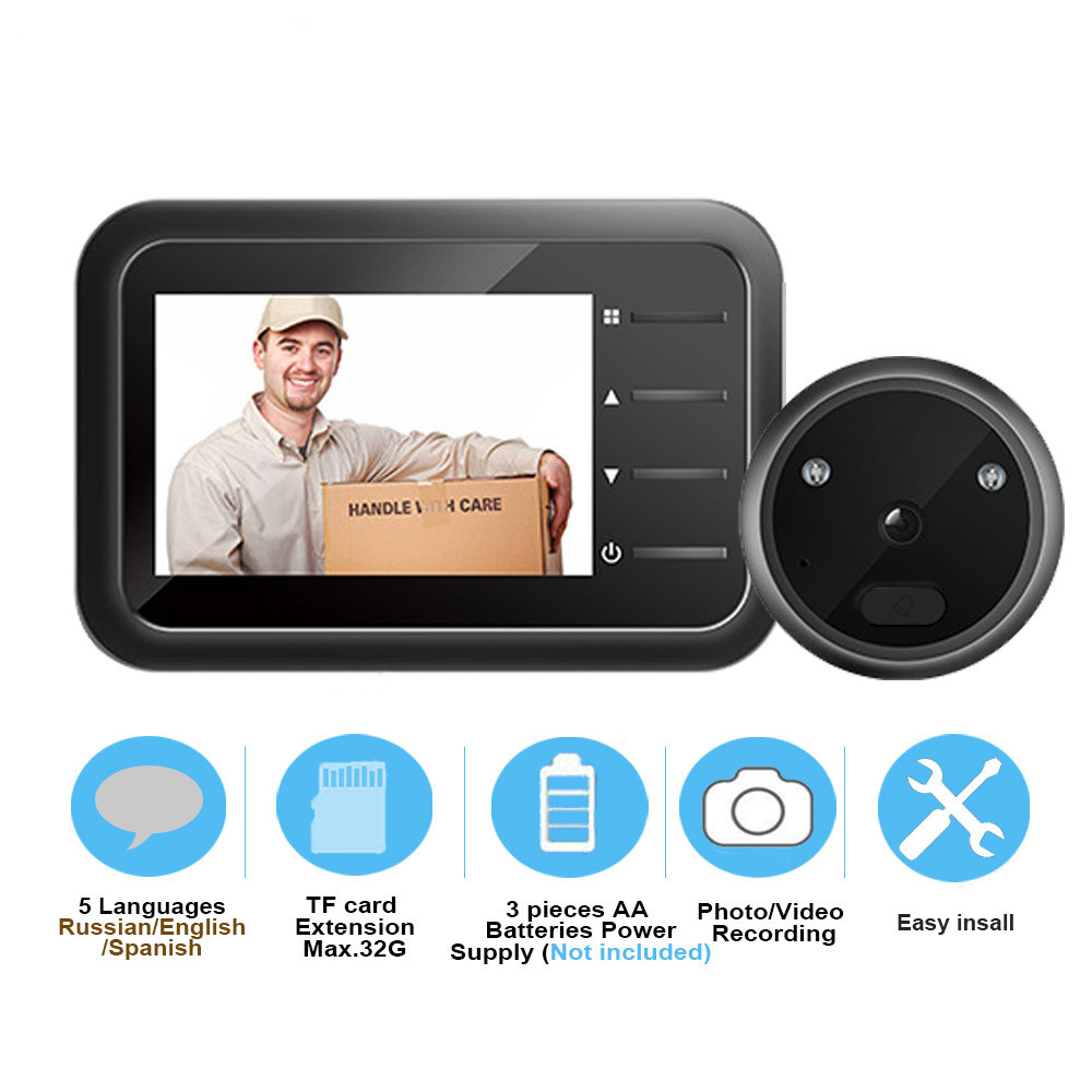 Video Peephole Doorbell Camera - Home Security Ring Camera recension och pris