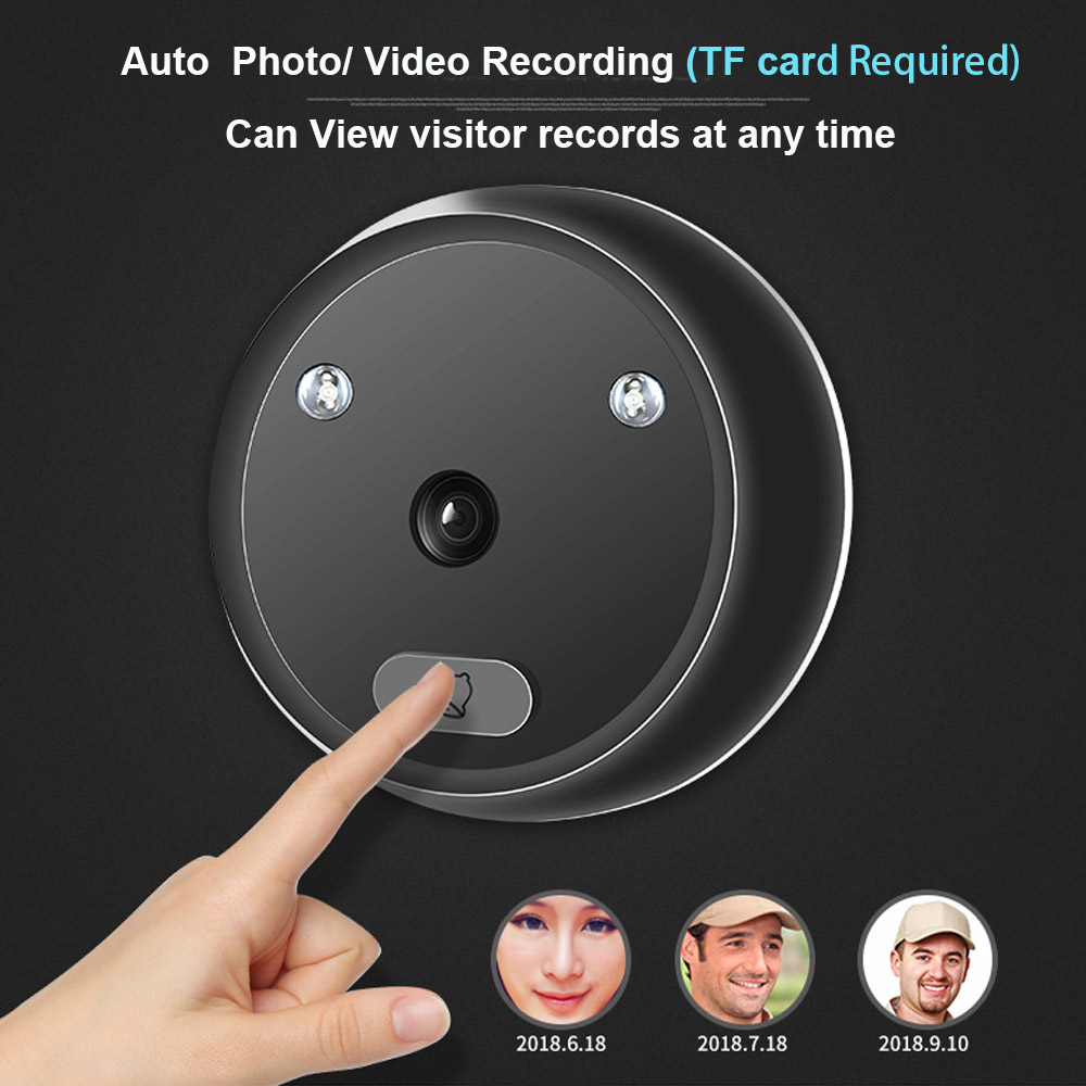 Video Peephole Doorbell Camera - Home Security Ring Camera recension och pris