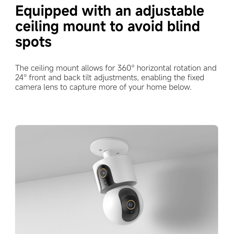 Xiaomi Smart Camera C500 Dual  - Home Security Camera Xiaomi recension och pris