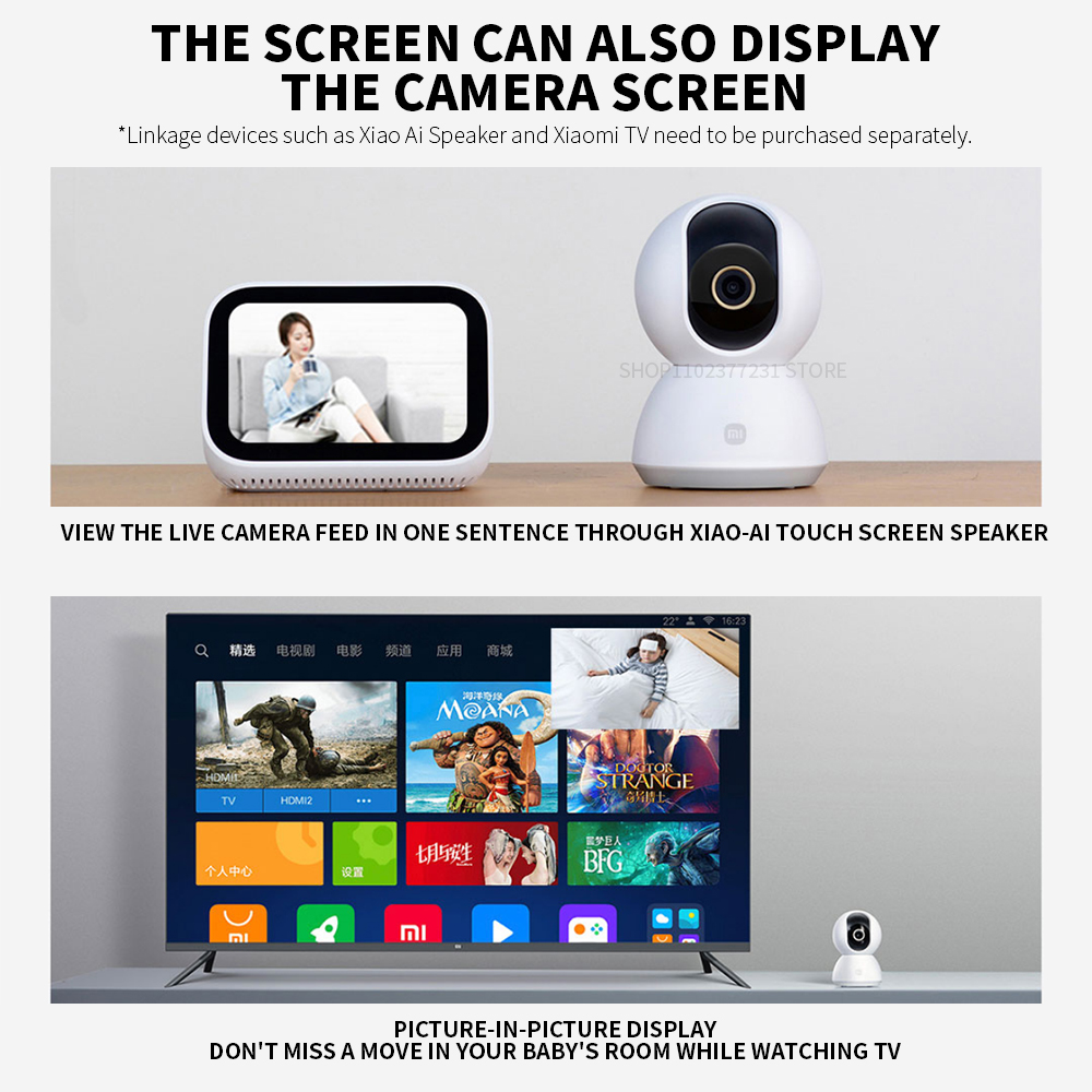 Original Xiaomi Smart Camera 2 - Home Security Camera Xiaomi recension och pris