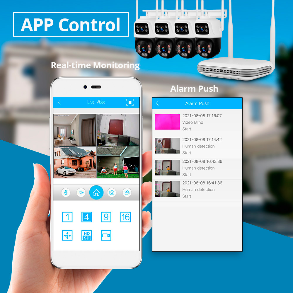 KERUI Waterproof 6MP HD Wirele - Home Security Video Systems recension och pris