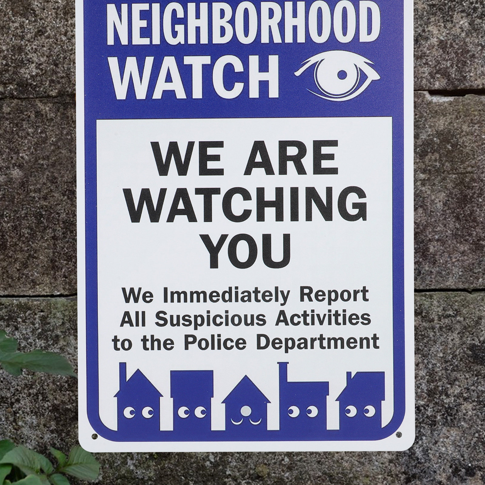 Sign We Are Watching You Retro - Home Security Yard Sign recension och pris