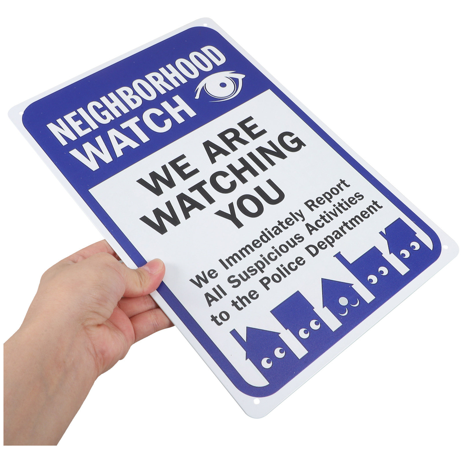 Sign We Are Watching You Retro - Home Security Yard Sign recension och pris