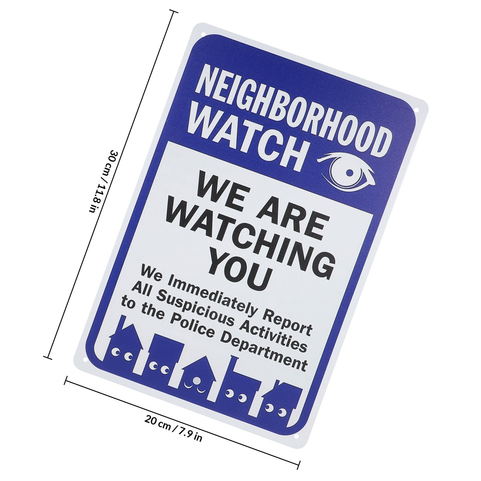 Sign We Are Watching You Retro - Home Security Yard Sign recension och pris