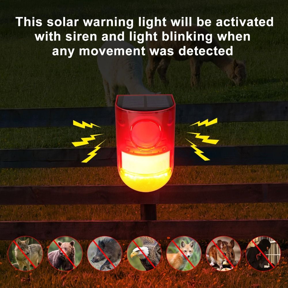 Security Alarm Solar Waterproo - Home Security Yard Sign recension och pris