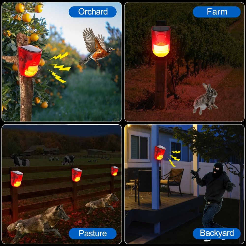 Security Alarm Solar Waterproo - Home Security Yard Sign recension och pris
