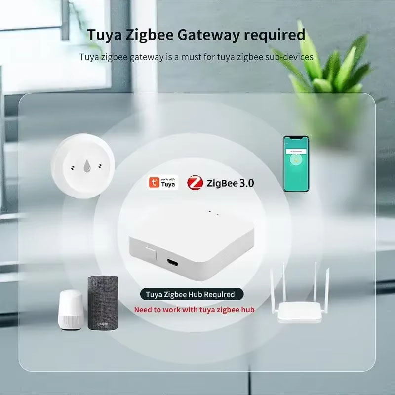 For Tuya ZigBee 3.0 Smart Wate - Home Security Monitoring System recension och pris