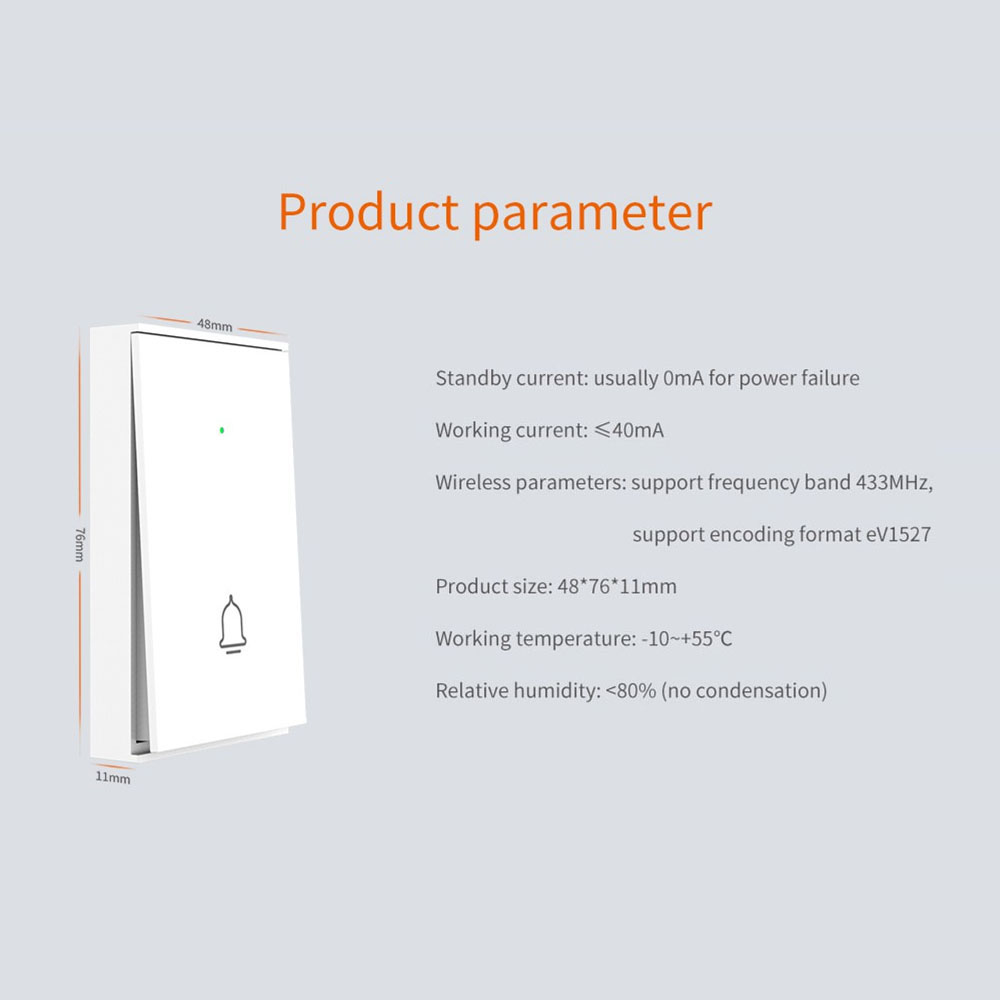 Staniot B100 Wireless Door Bel - Home Security Video Systems recension och pris