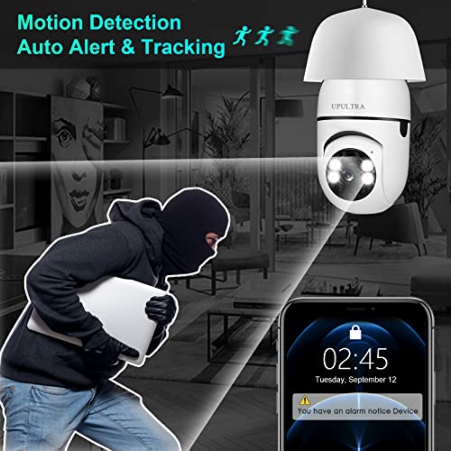 Light Bulb 1080P Security Wire - Home Security Usa recension och pris