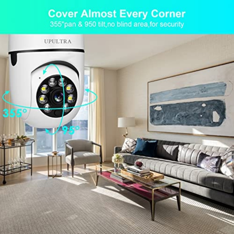 Light Bulb 1080P Security Wire - Home Security Usa recension och pris