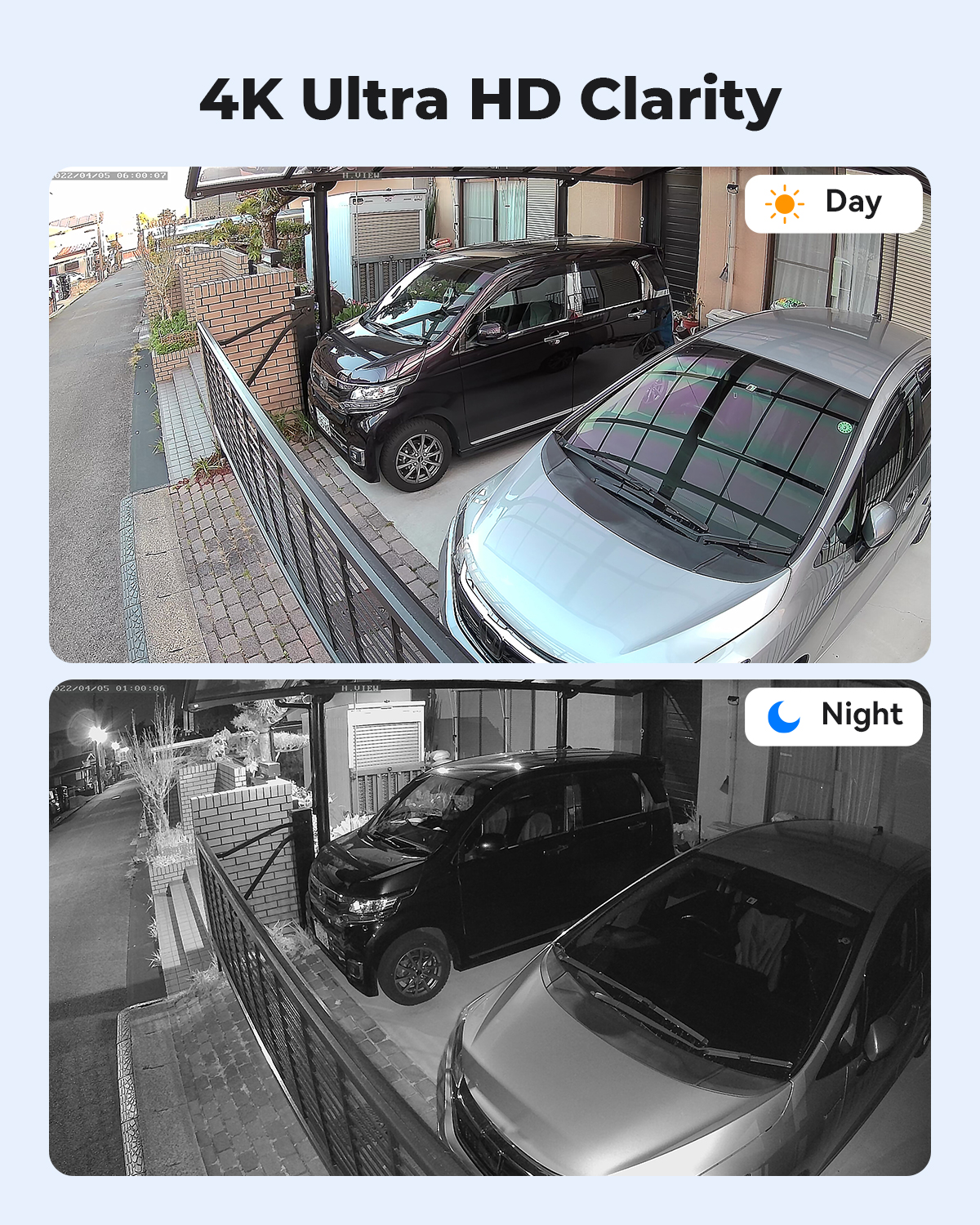 H.View 4K 5Mp 8Mp Poe CCTV Sec - Home Security Camera System recension och pris
