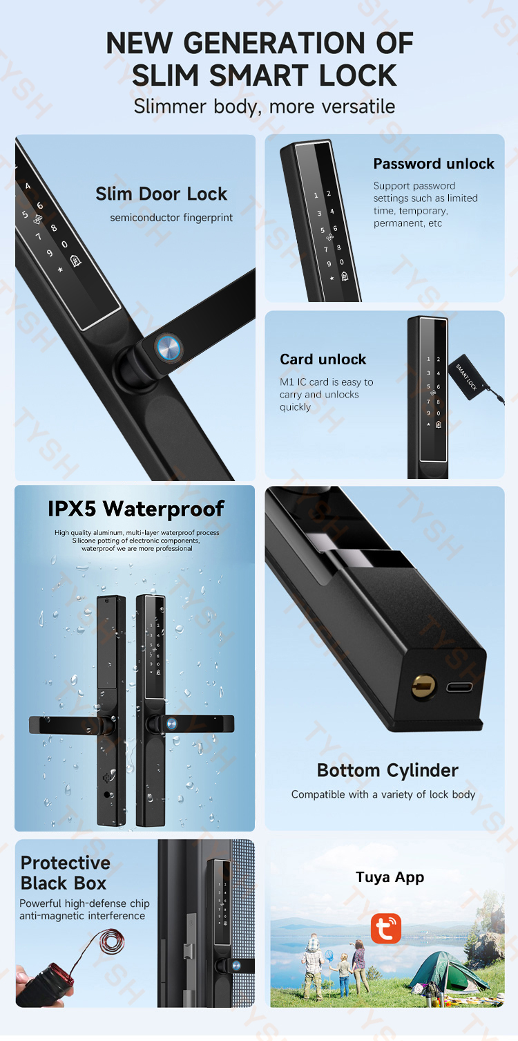 Tuya App Fingerprint Door Lock - Home Security Guard recension och pris