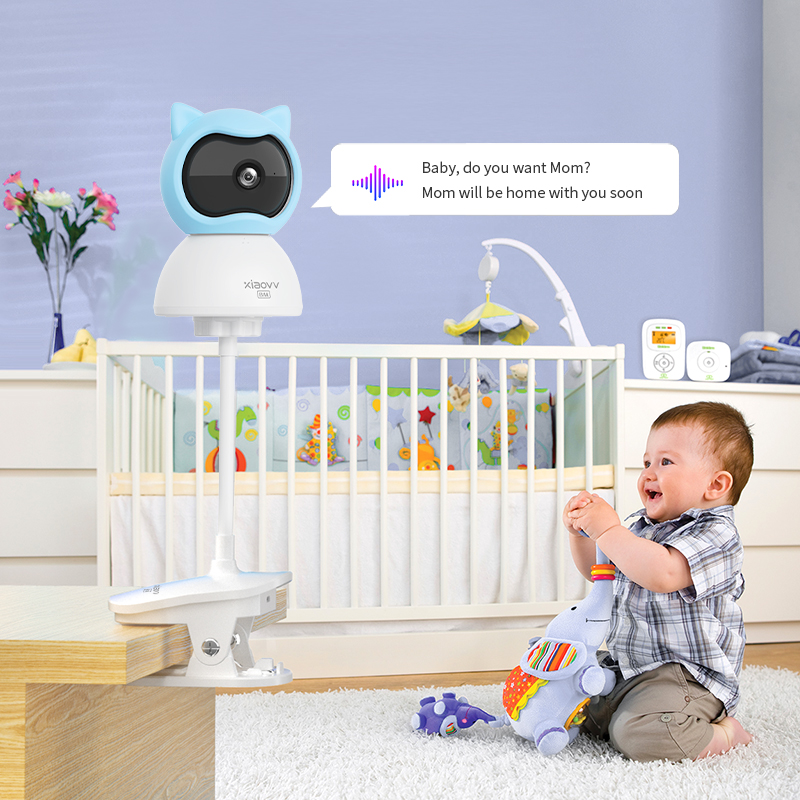 4MP WiFi xiaovv indoor Baby Mo - Home Security Monitoring System recension och pris