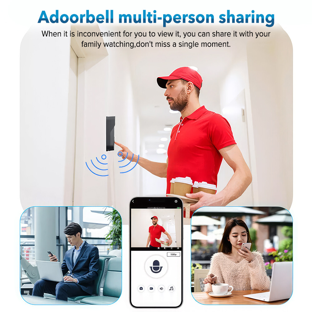 Tuya Doorbell with Camera Wire - Home Security Bundle recension och pris