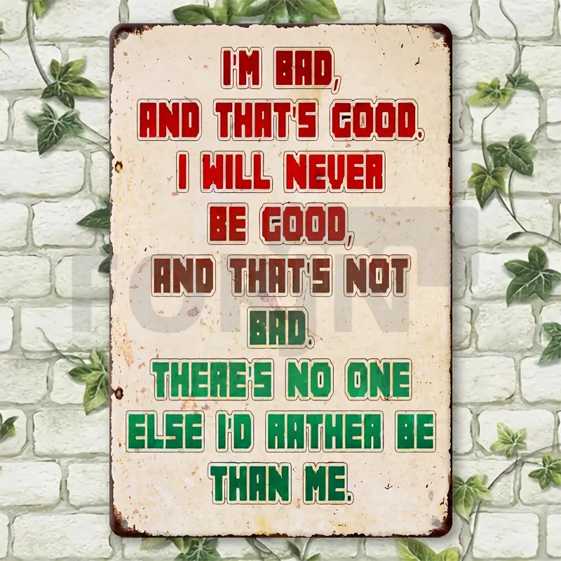 Retro English Metal Sign-Humor - Home Security Yard Sign recension och pris