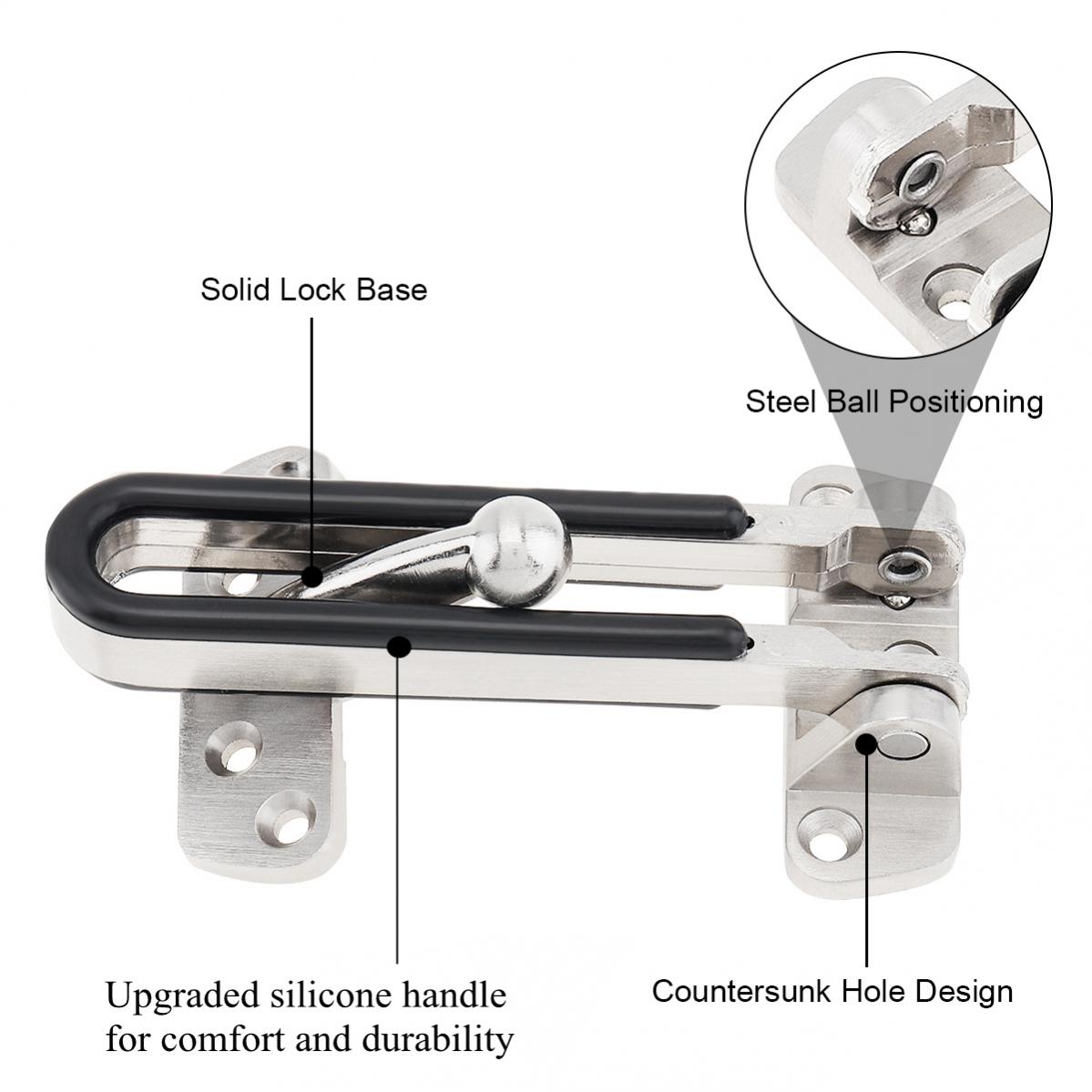 Door Chains Zinc Alloy Extende - Home Security Bundle recension och pris