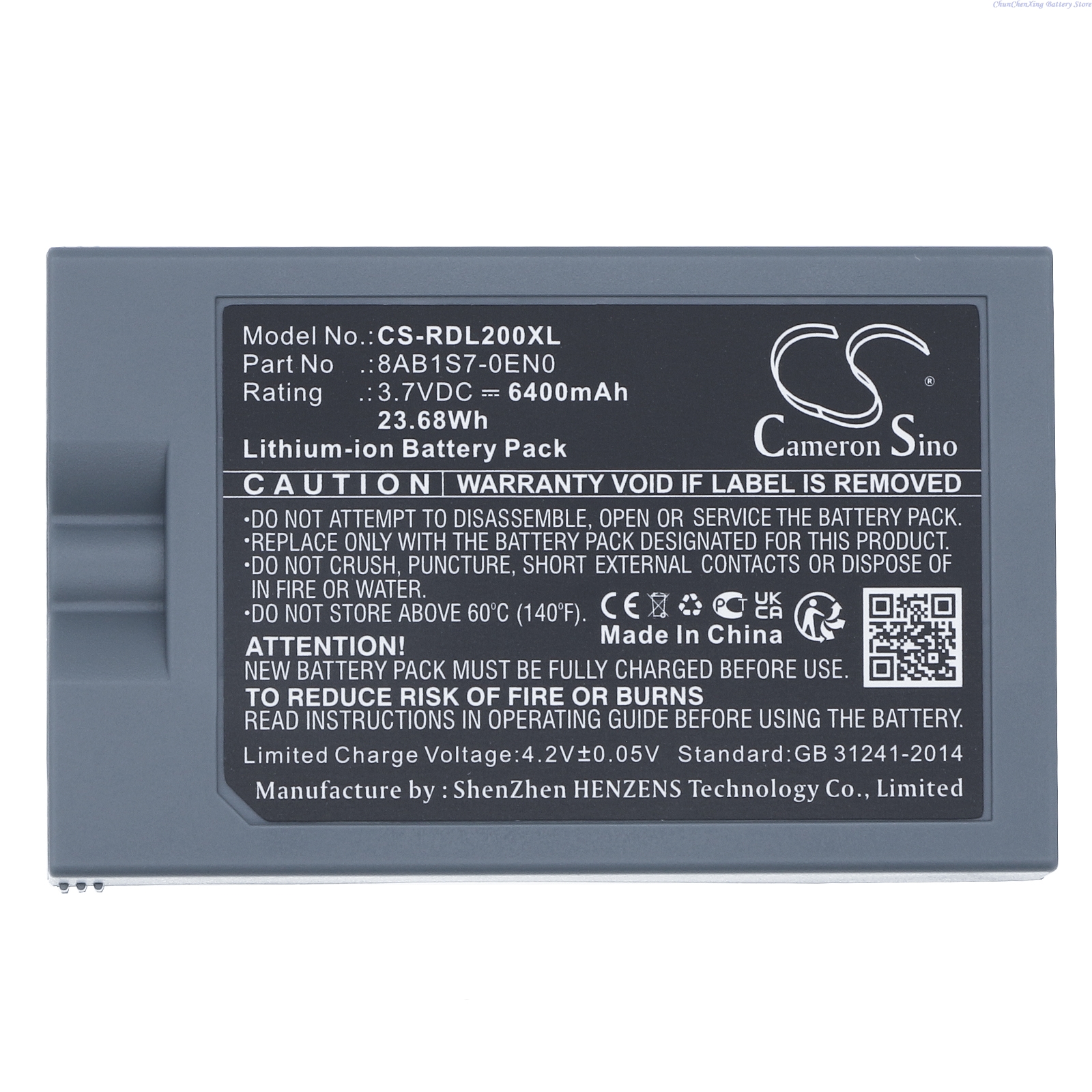 3.7V 5200mAh/6400mAh Replaceme - Home Security Ring Camera recension och pris