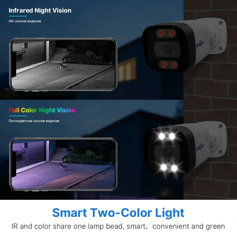 Hiseeu 4K 8channel 8mp Outdoor - Home Security Kit With Camera recension och pris
