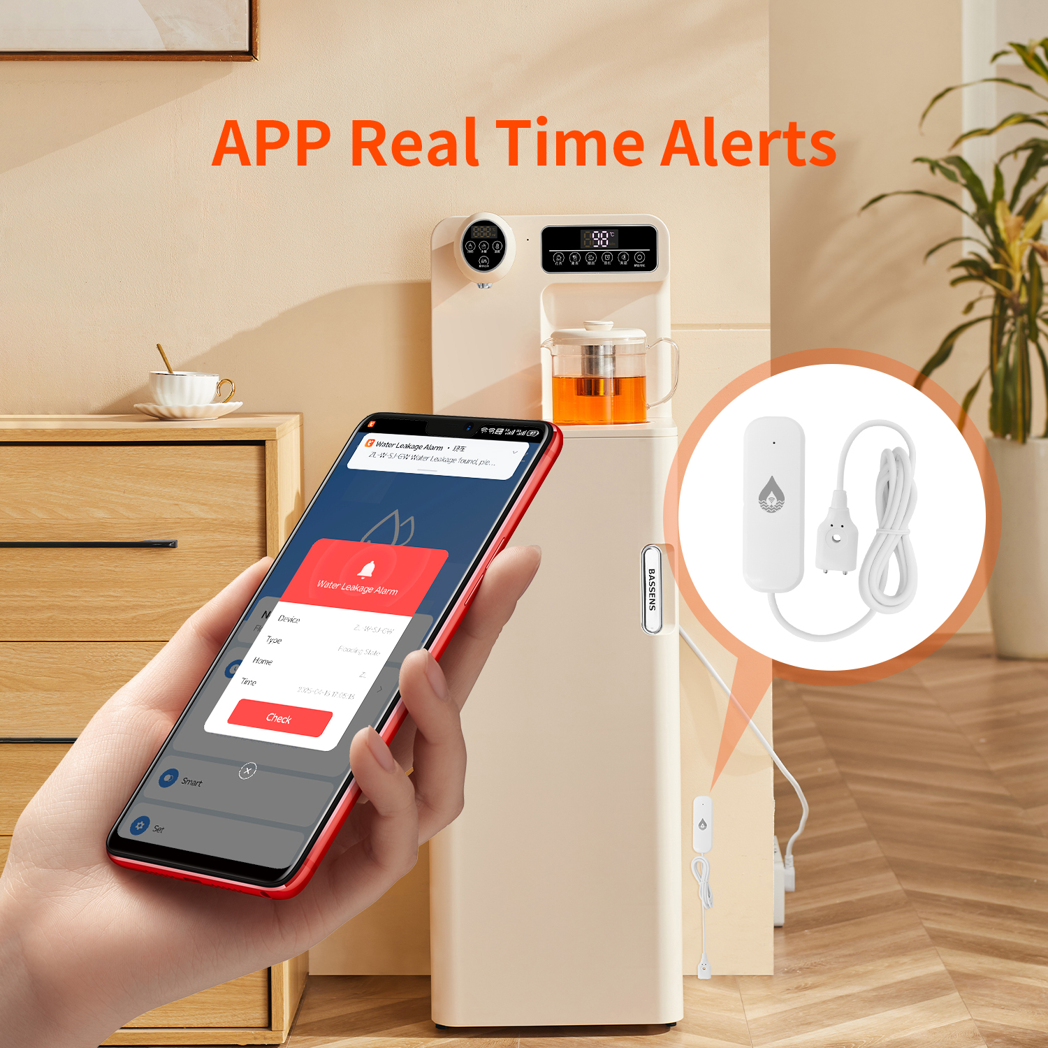 YFK Tuya WiFi Water Leakage Se - Home Security Guard recension och pris