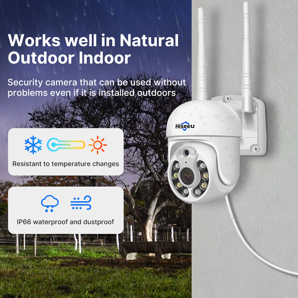 Hiseeu 5MP WiFi CCTV Camera Se - Home Security Video Systems recension och pris
