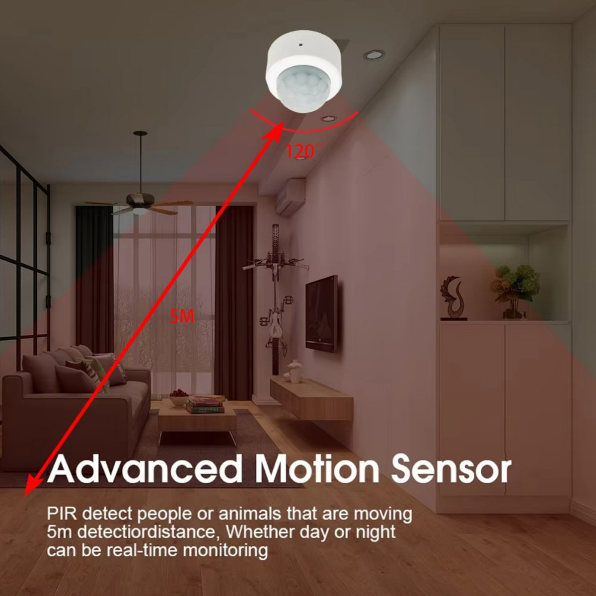 Zigbee3.0 Mini PIR Human Motio - Home Security Alarm recension och pris