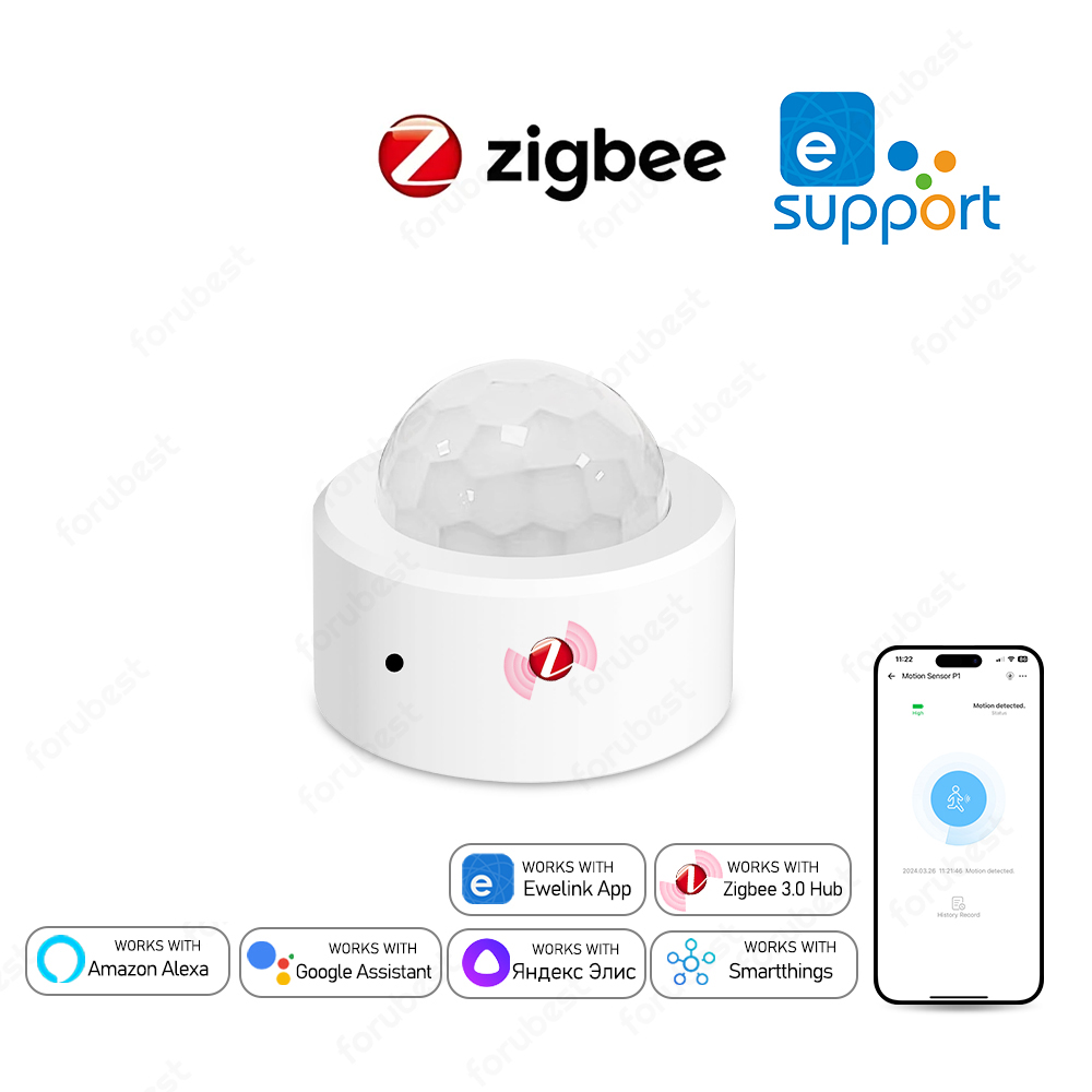 Zigbee 3.0 Human Motion Sensor - Home Security Alarm recension och pris