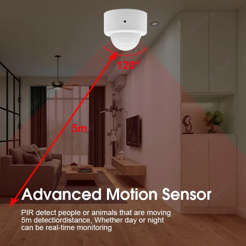 Zigbee 3.0 Human Motion Sensor - Home Security Alarm recension och pris
