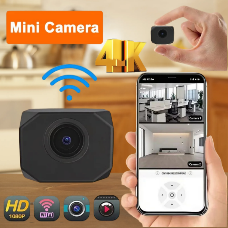 4K HD WiFi Security Camera for - Home Security Recorder recension och pris