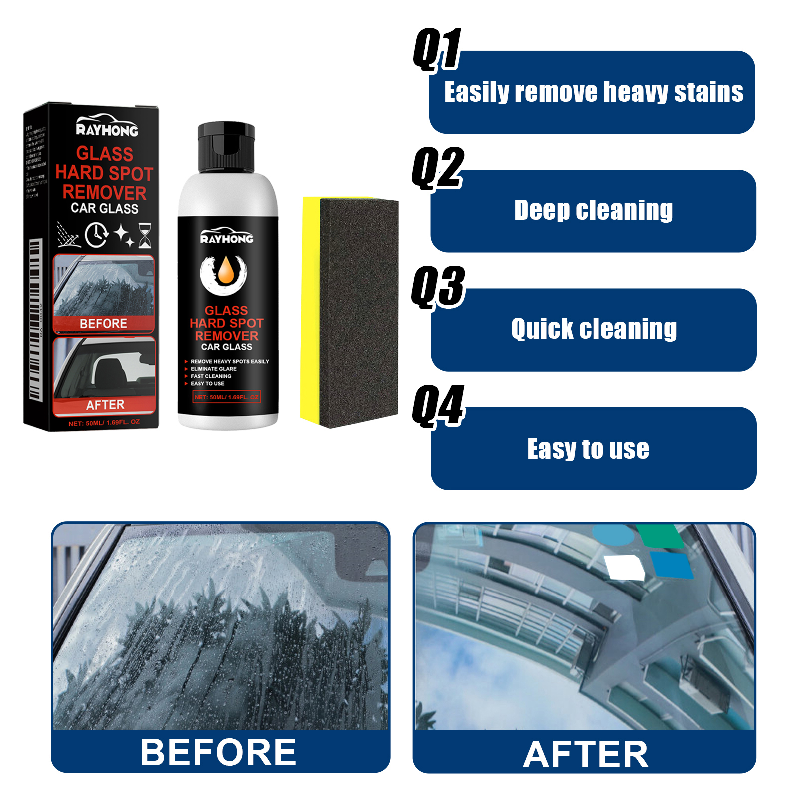 Car Glass Polishing Paste Wind - Glass Break Detector recension och pris