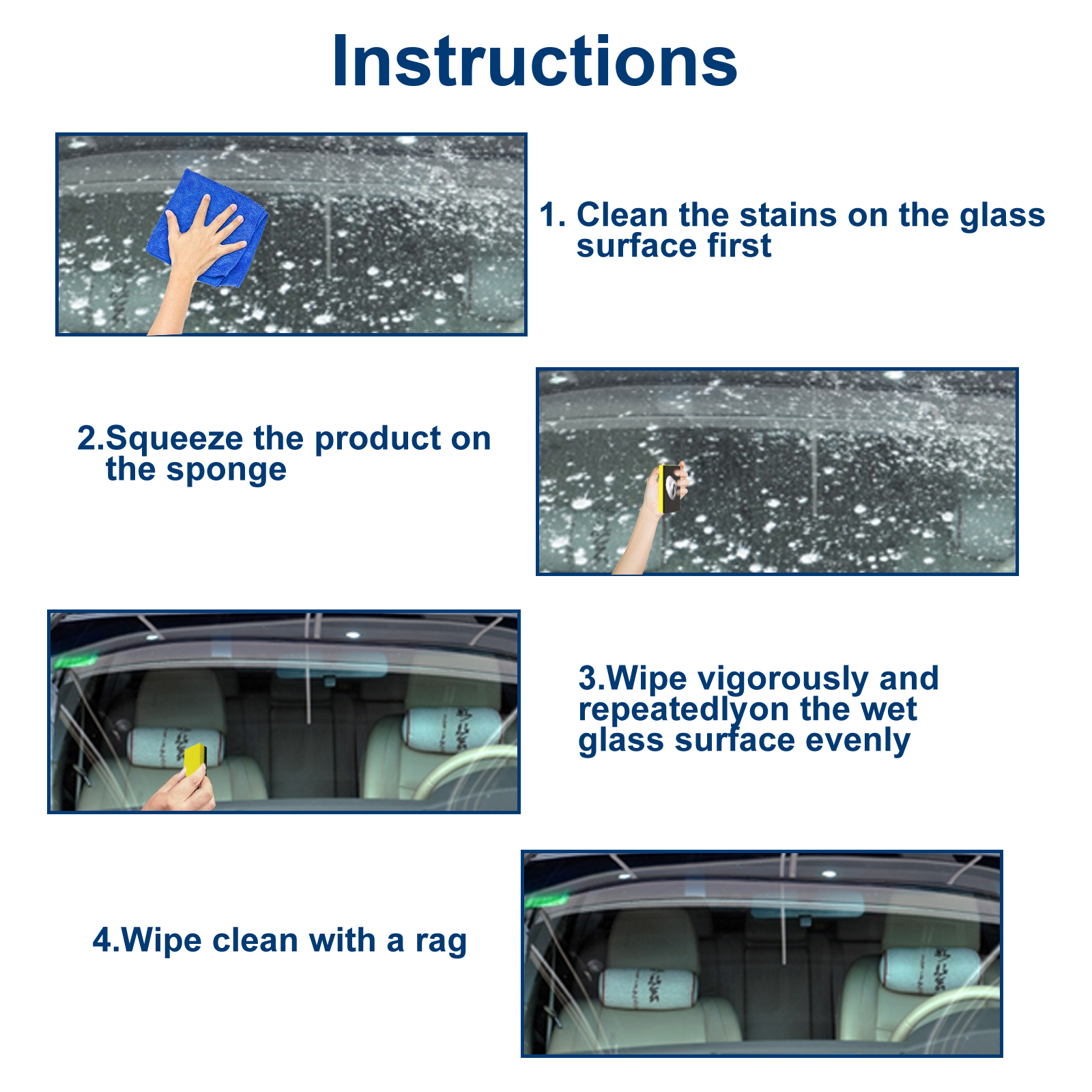 Car Glass Polishing Paste Wind - Glass Break Detector recension och pris