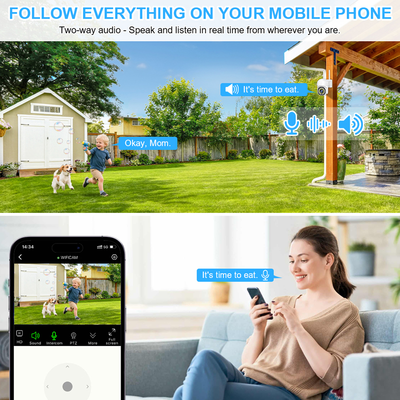 Smar 3MP Wireless CCTV Securit - Home Security Video Systems recension och pris
