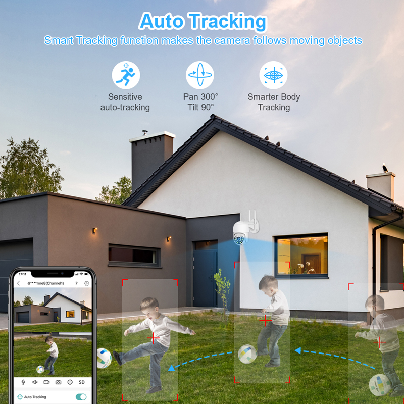 Smar 3MP Wireless CCTV Securit - Home Security Video Systems recension och pris