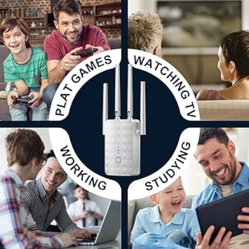 1200Mbps WiFi Repeater Wireles - Home Security Bundle recension och pris