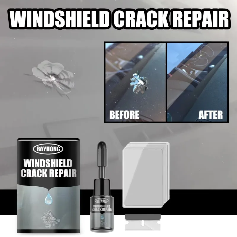 Windshield Crack Repair Fluid  - Glass Break Detector recension och pris