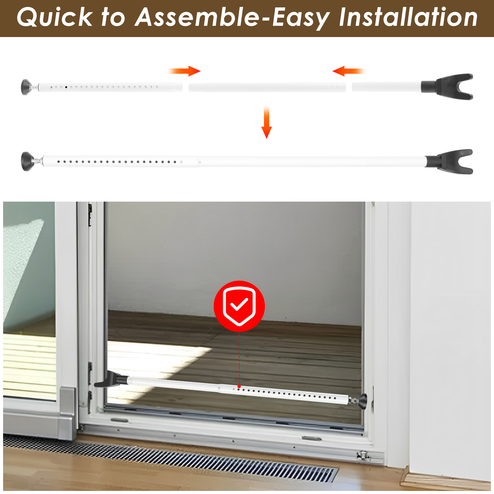 Door Security Bar Adjustable 4 - Home Security Tapo recension och pris