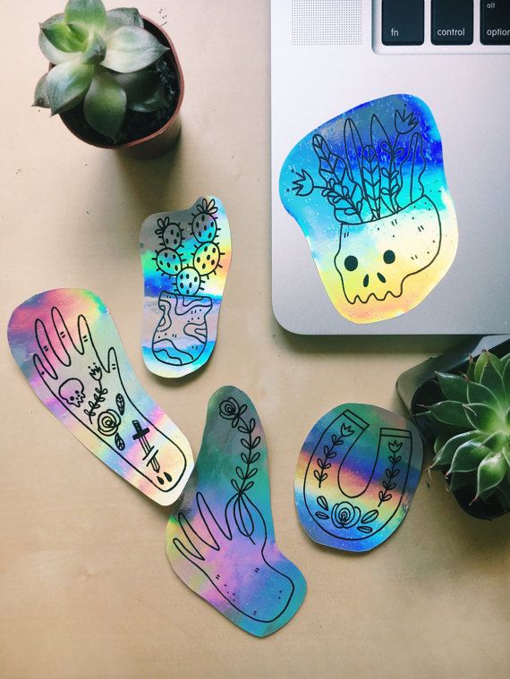 Custom Holographic Stickers Ae - Home Security Laser recension och pris