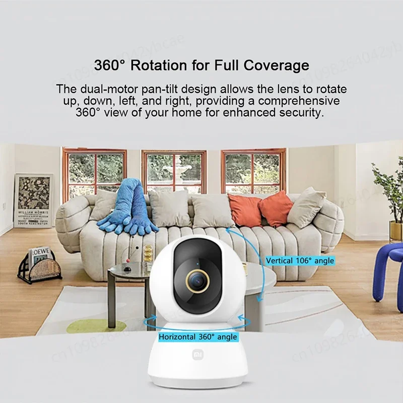 XIAOMI Wifi Camera PTZ 2K Home - Home Security Camera Xiaomi recension och pris