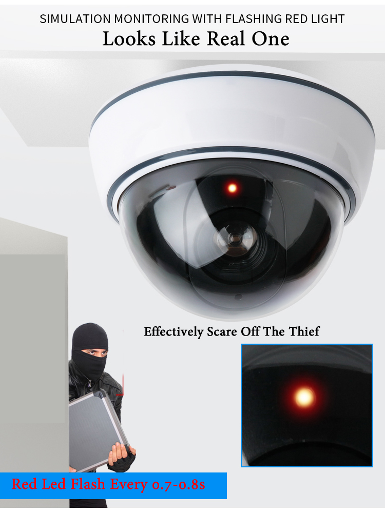 Creative Black/White Fake Dome - Home Security Camera System recension och pris