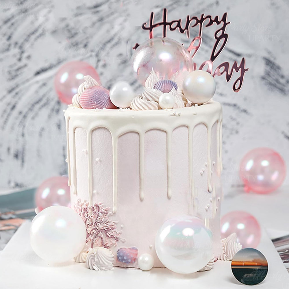 10/50pcs Iridescent Balls Cake - Home Security Laser recension och pris